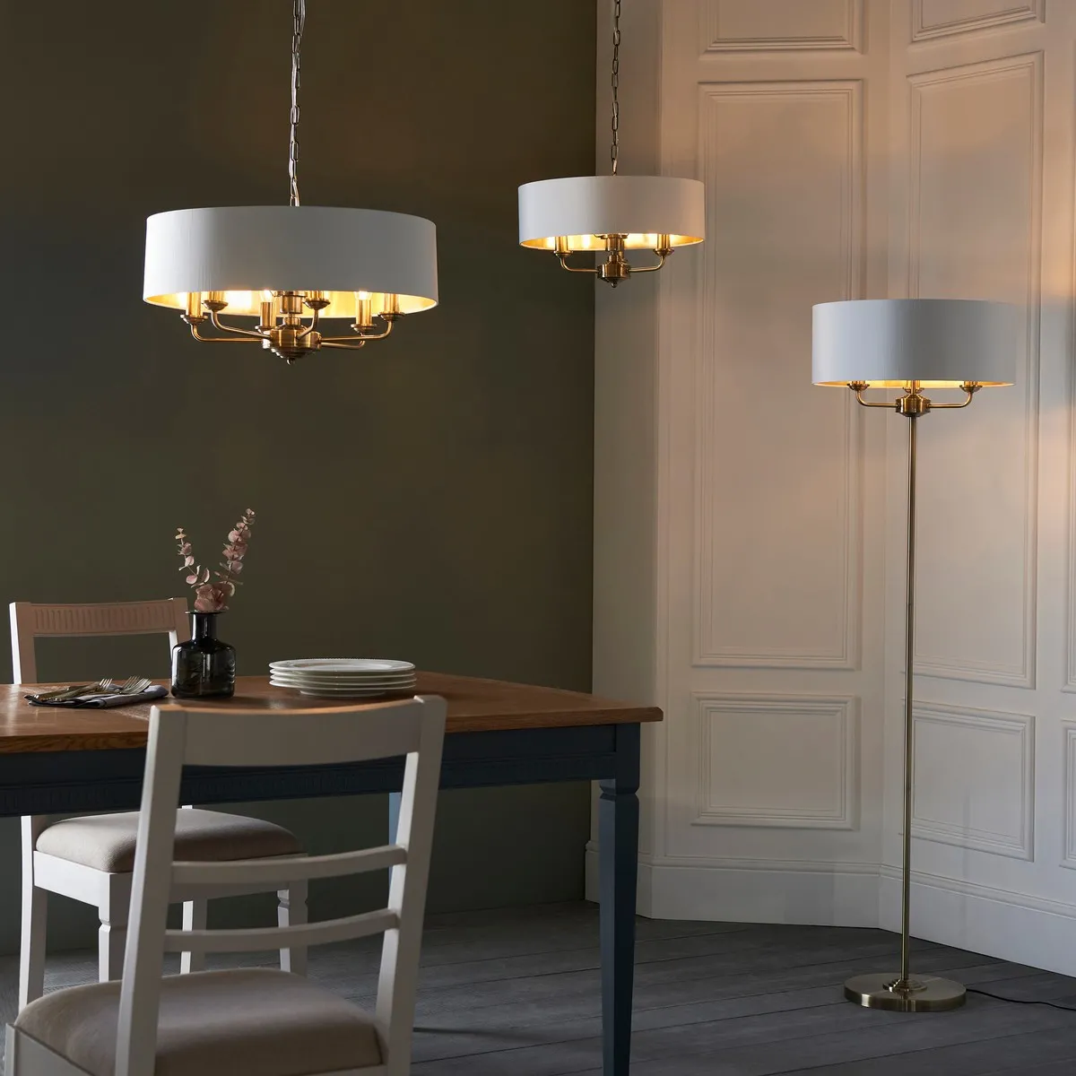 Endon Lampadaire - Laiton antique