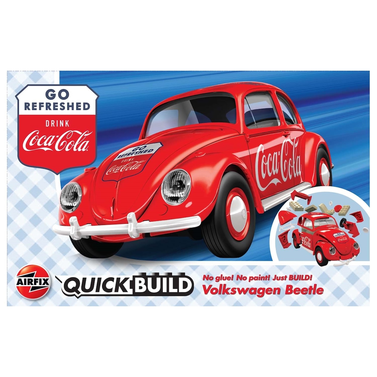 Airfix Quick Build Coca-Cola VW Beetle