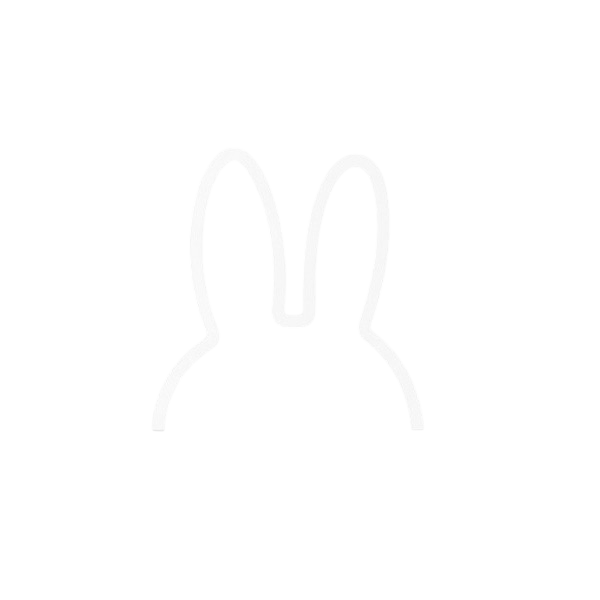 Miffy Wanddeko medium - Weiss
