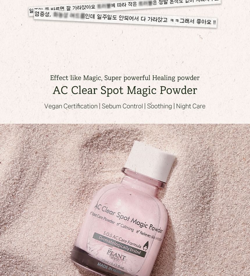 DE PLANTENBASIS - AC Clear Spot Magic Powder 20ml