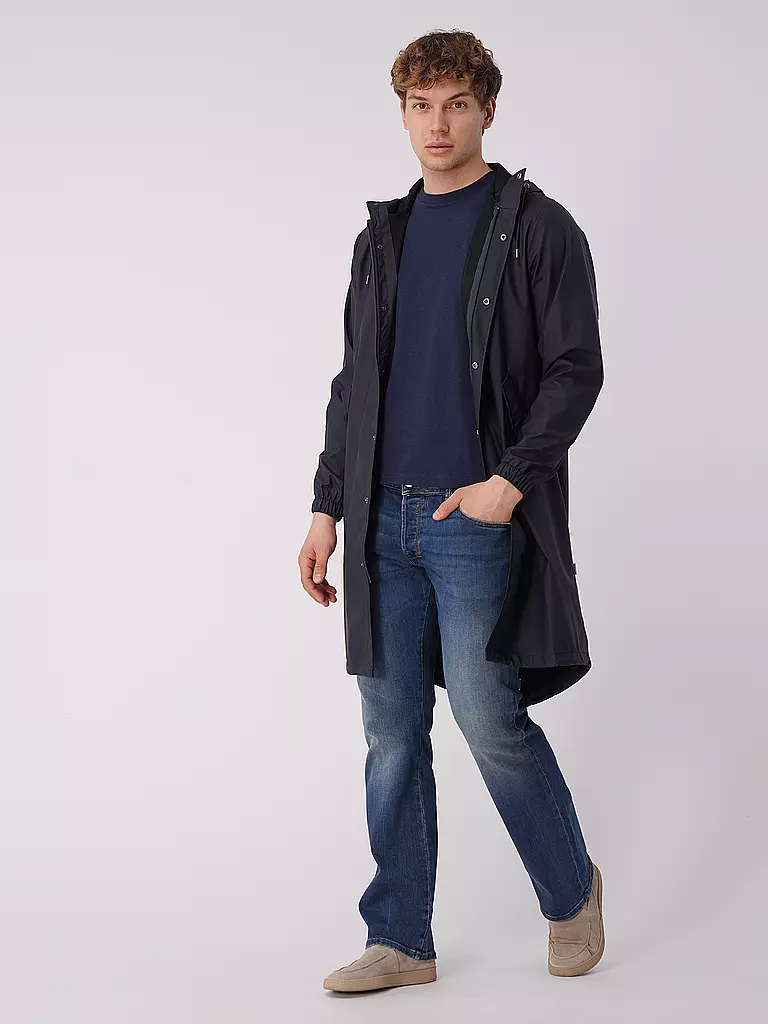 RAINS Parka - Regenjacke blau