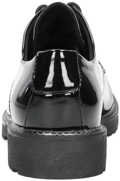 Marco Tozzi Veterschoenen Laag zwartlak