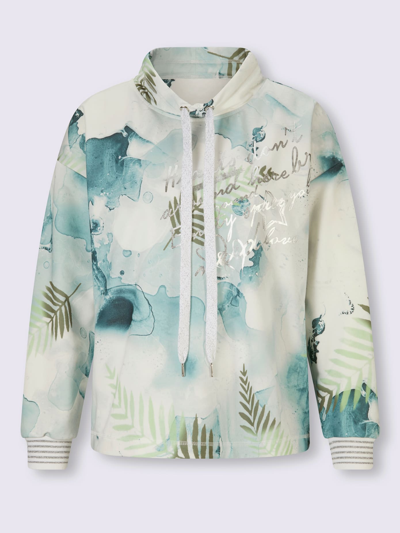 Sweat-shirt col montant tendance
