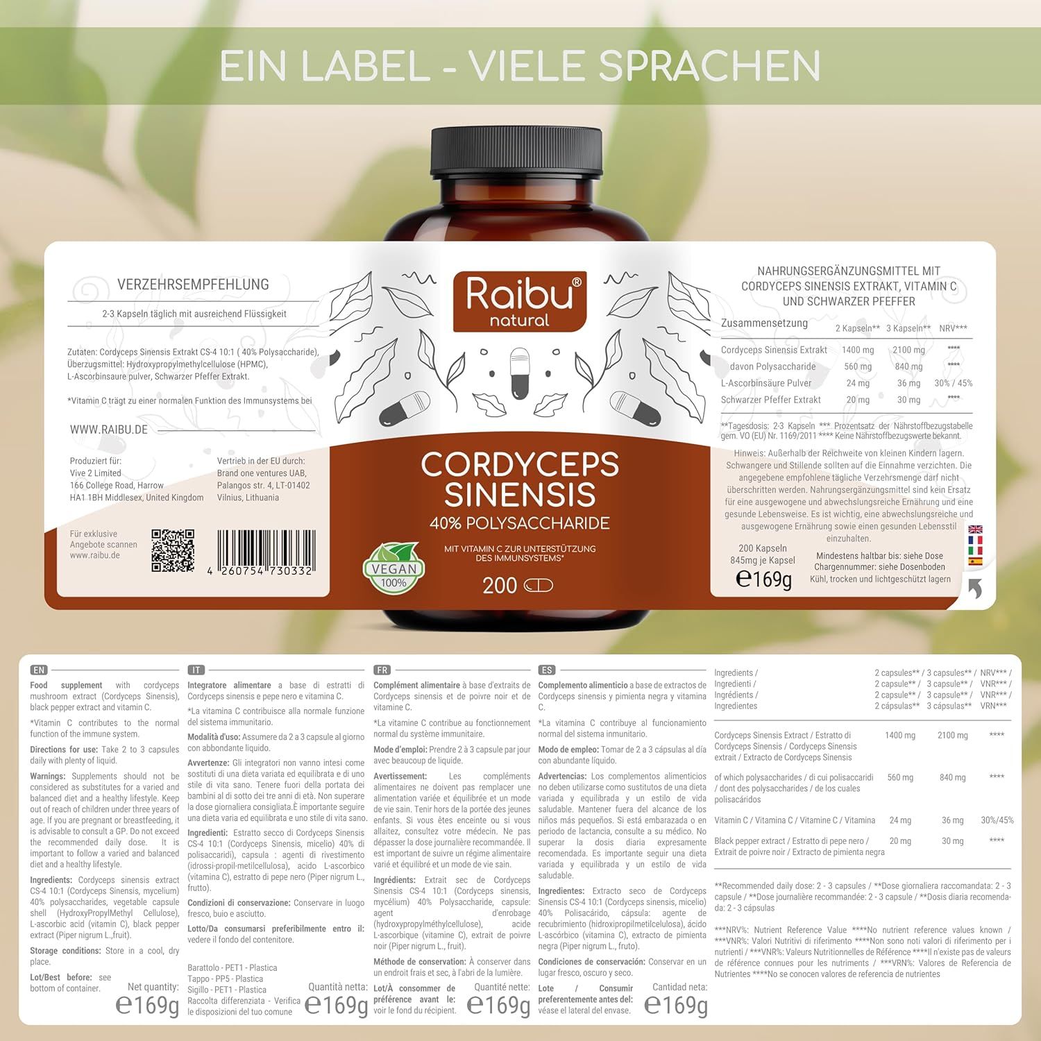 RAIBU Cordyceps Komplex