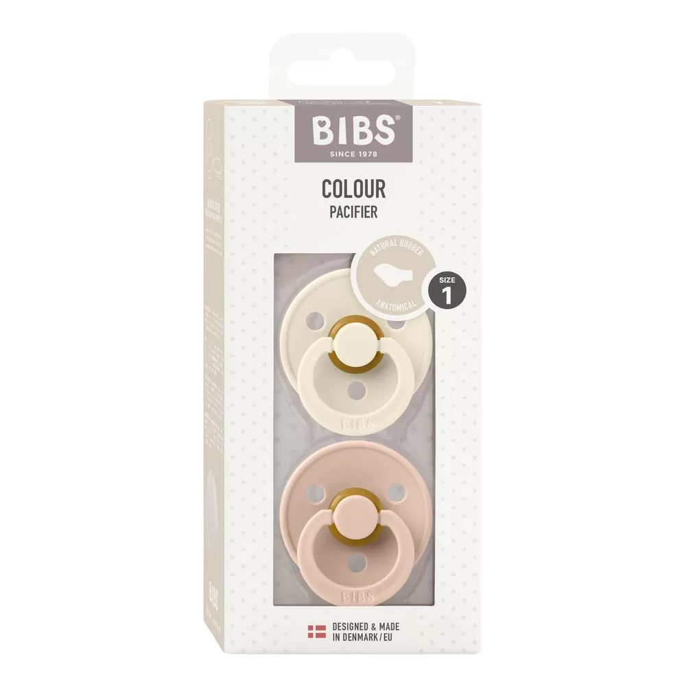 BIBS Colour Latex Anatomisk Ivory/Blush - Flere størrelser