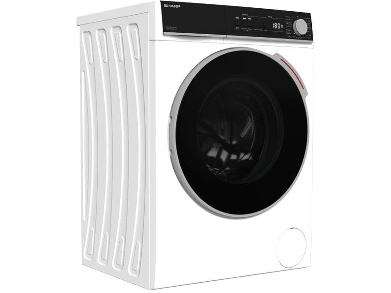 Sharp Waschmaschine ES-NFB714CWA-DE Links Frontloader mit 7 kg Ladekapazität