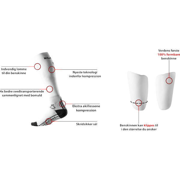 liiteGuard Performance Fodboldstrømper
