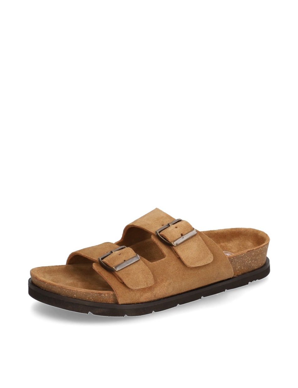 Veloursleder Pantoffel