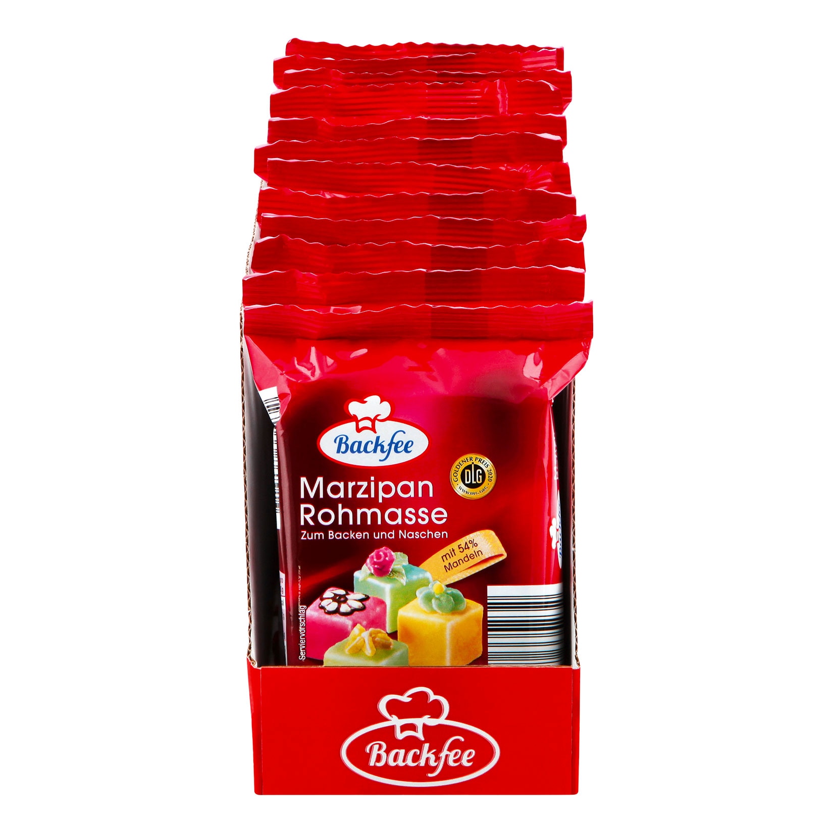 Backfee Marzipan-Rohmasse 200 g, 12er Pack