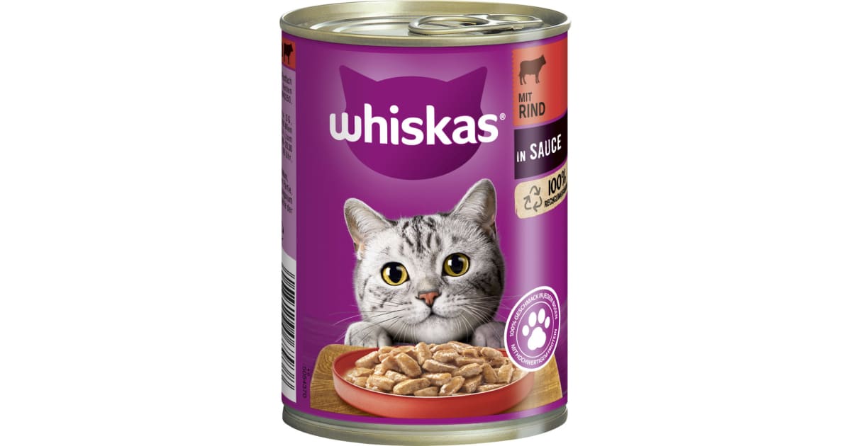 WHISKAS Rind & Leber in Sauce