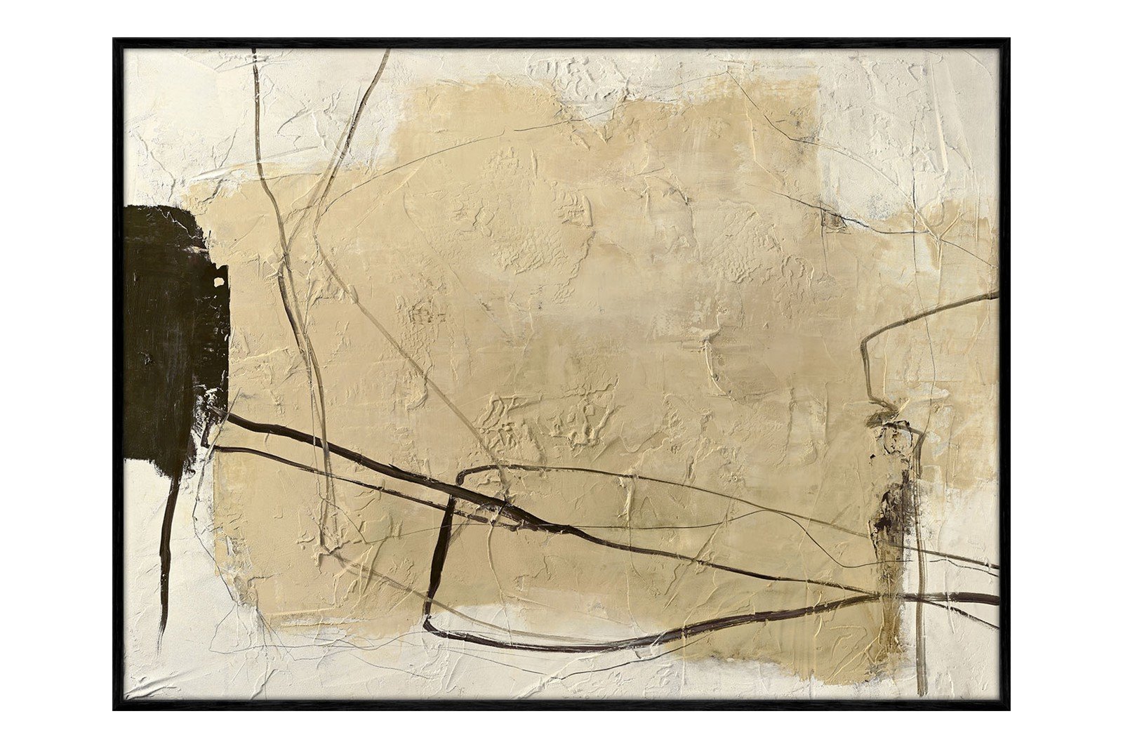 Cloudline 120x90 cm Black Frame