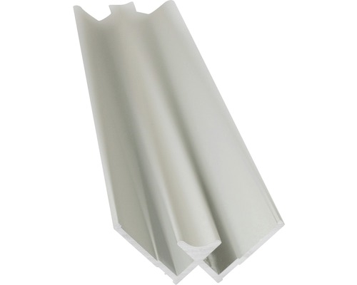 Achterpaneel hoekprofiel voor Decodesign interieur zilver lengte 255 cm