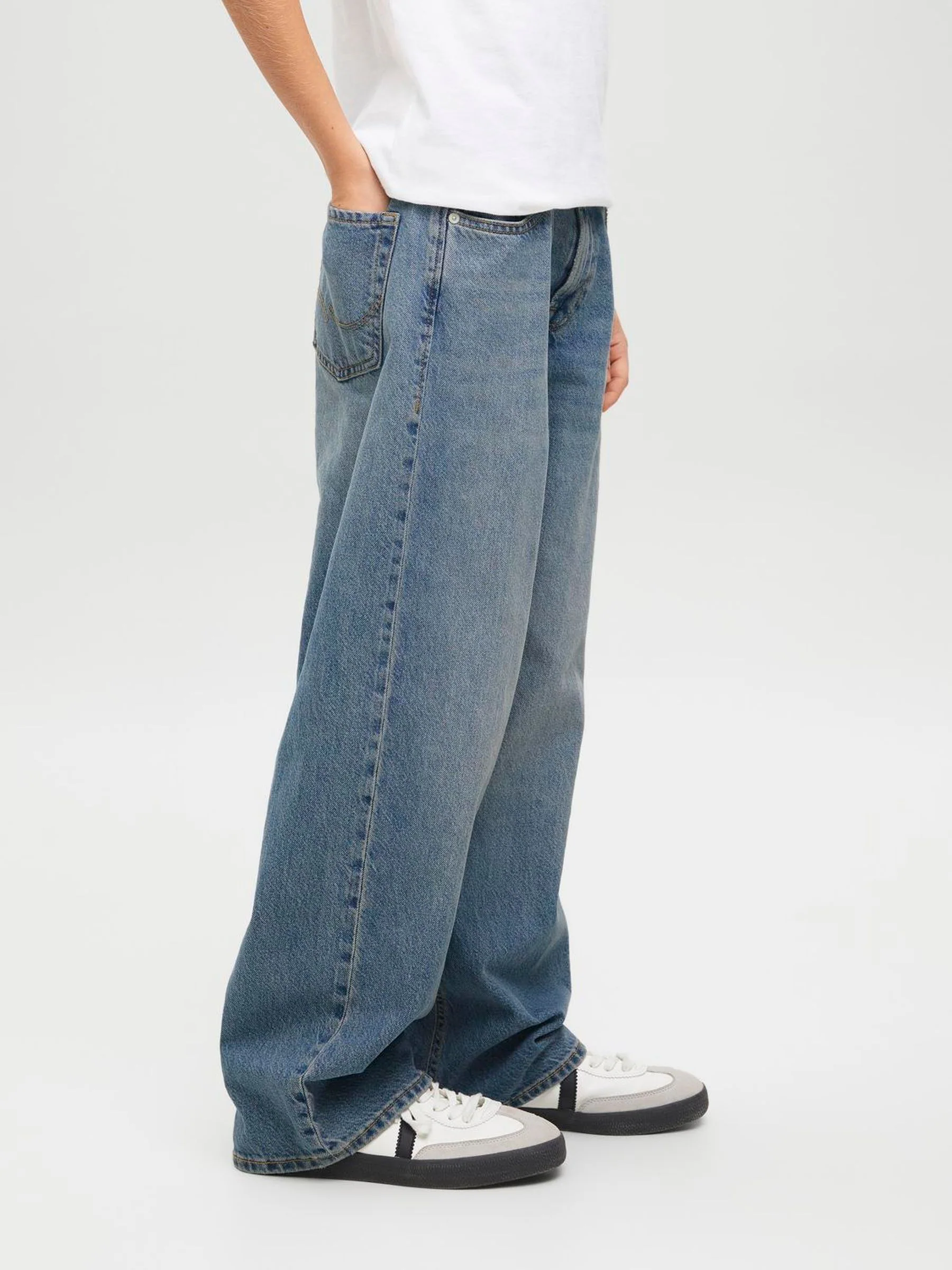 JACK & JONES Junior Blue Ron Extra Baggy Fit Jeans