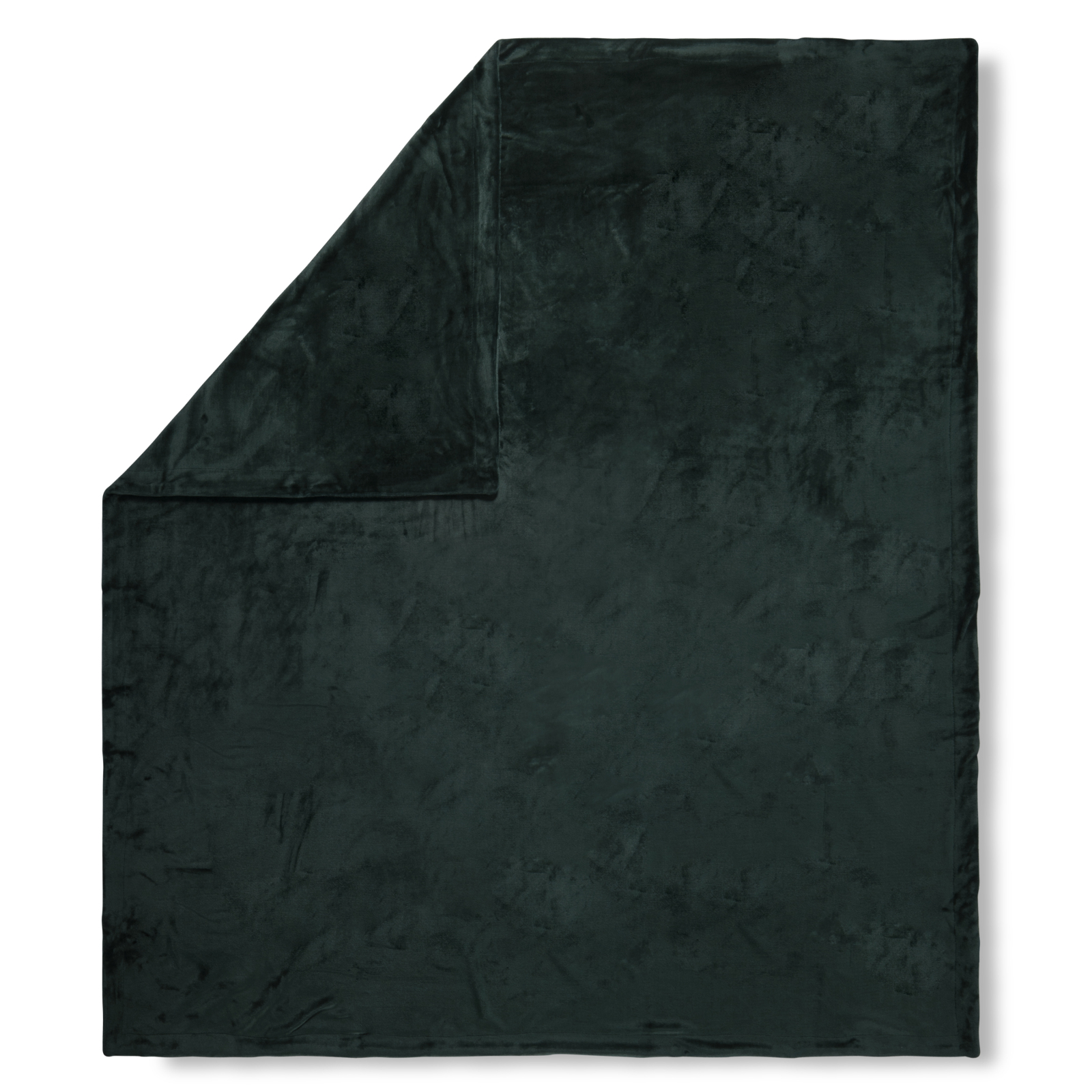 Wohndecke - grün - uni - 160x180 cm