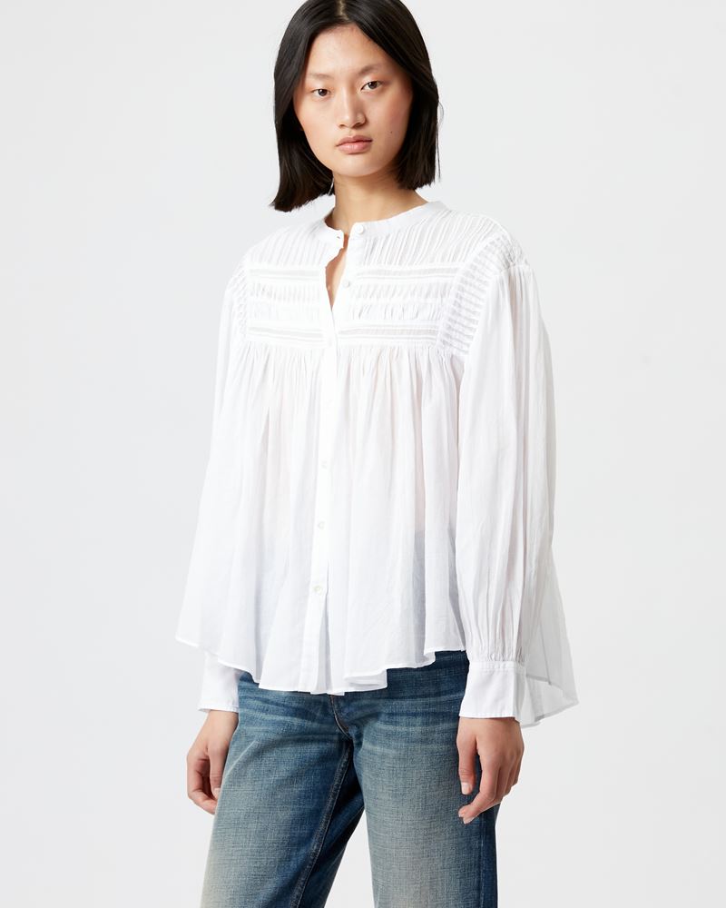 HAUT EN VOILE DE COTON PLALIA