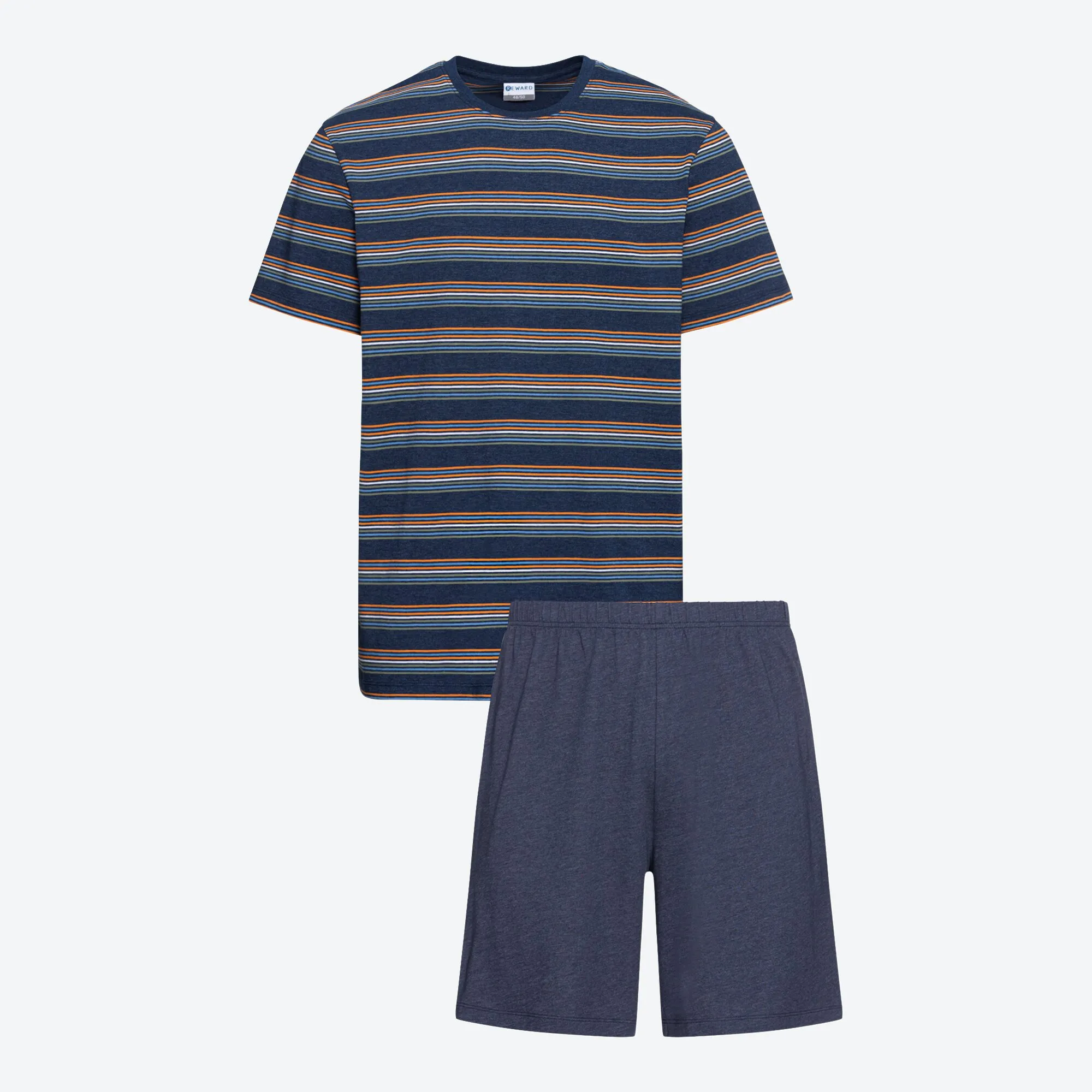 Herren-Schlafanzug mit Ringel-Muster, 2-teilig