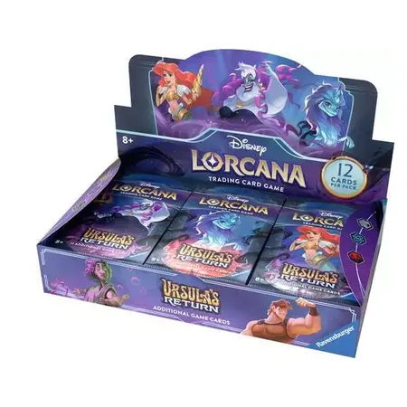 Ravensburger Disney Lorcana: Ursula's Return - Display mit 24 Booster Packs (Englisch)
