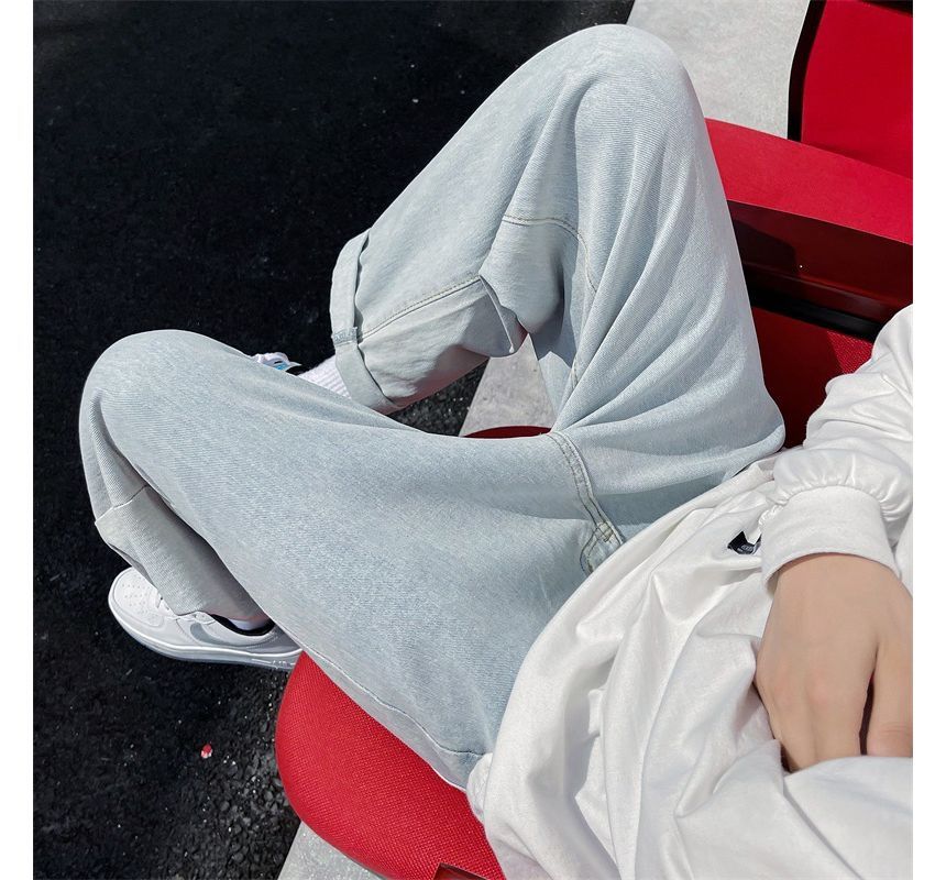 Wolfkane - Mid Rise Washed Baggy Jeans