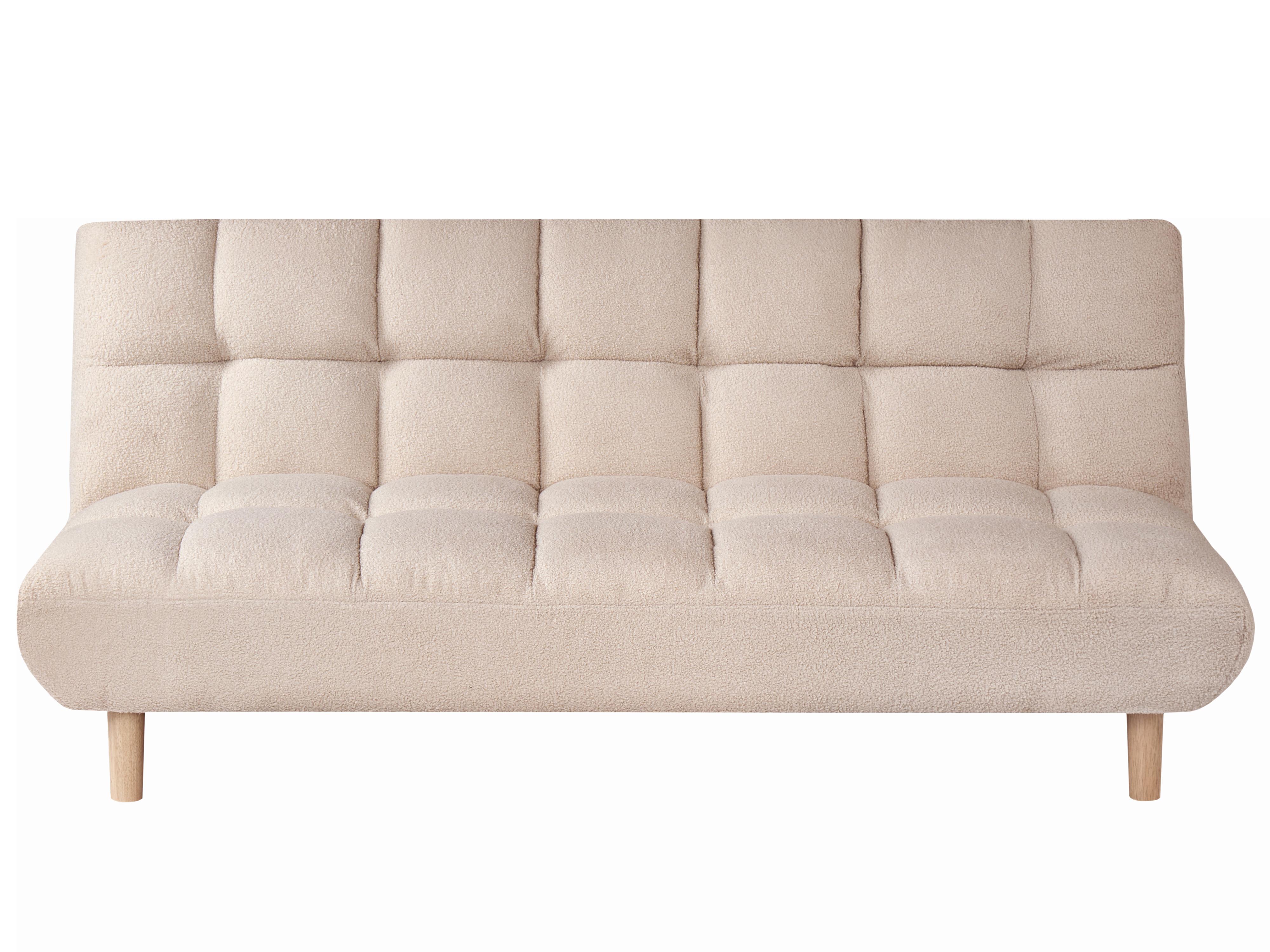 Slaapbank 2-zits RISOR Bouclé Beige