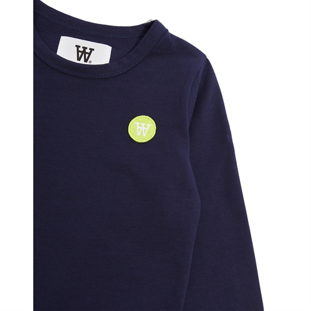 Navy Kim Bluse - Wood Wood → Luksusbaby.dk