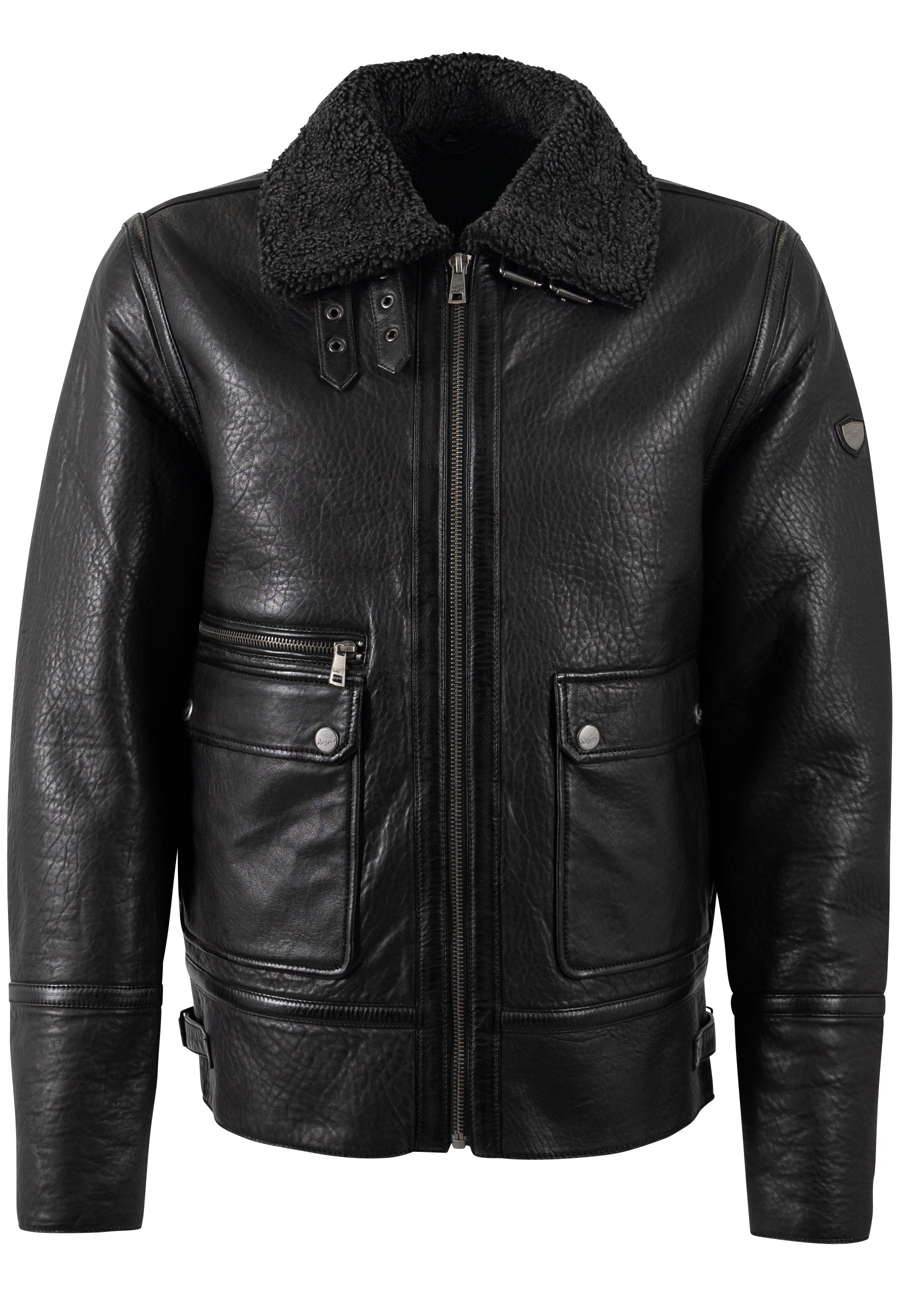 Mauritius Lederjacke »MMCeylor« mit Umlegekragen