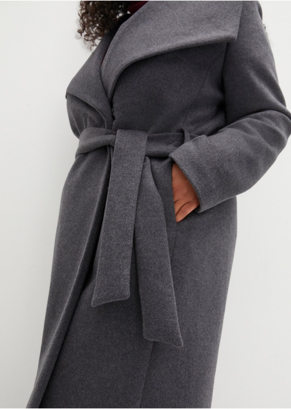 Manteau en laine mélangée