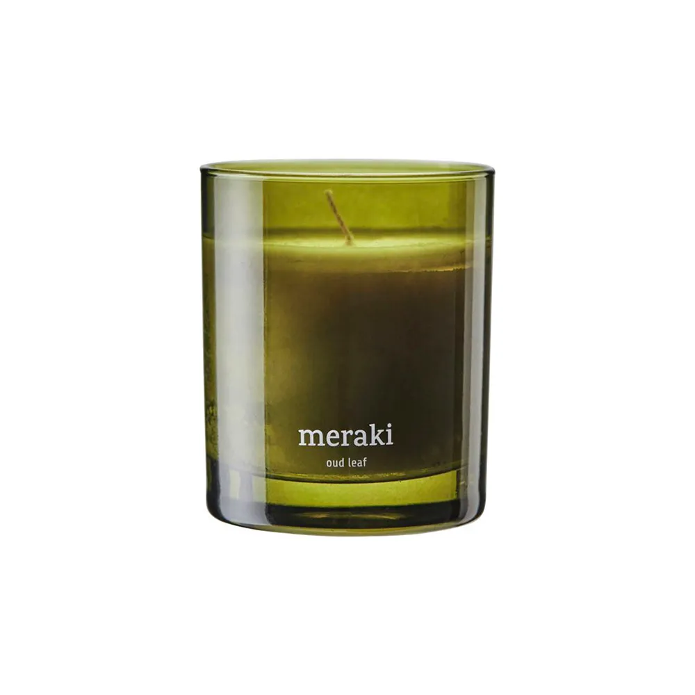 Meraki Duftlys Oud Leaf - 200 g.