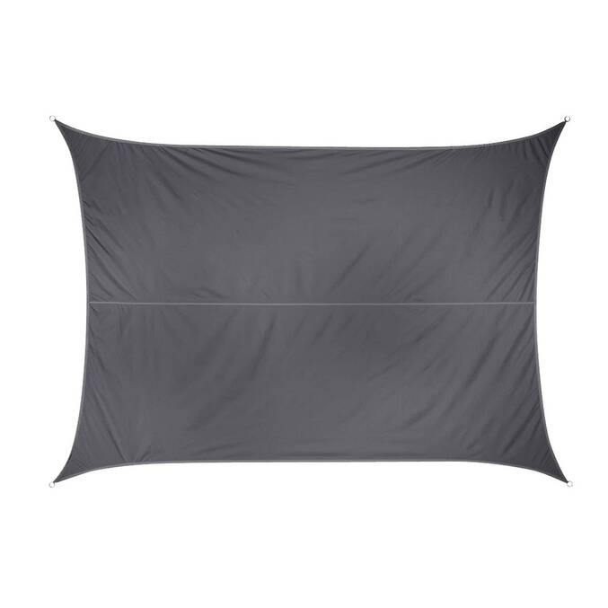 Voile d'ombrage rectangulaire CURACAO Gris