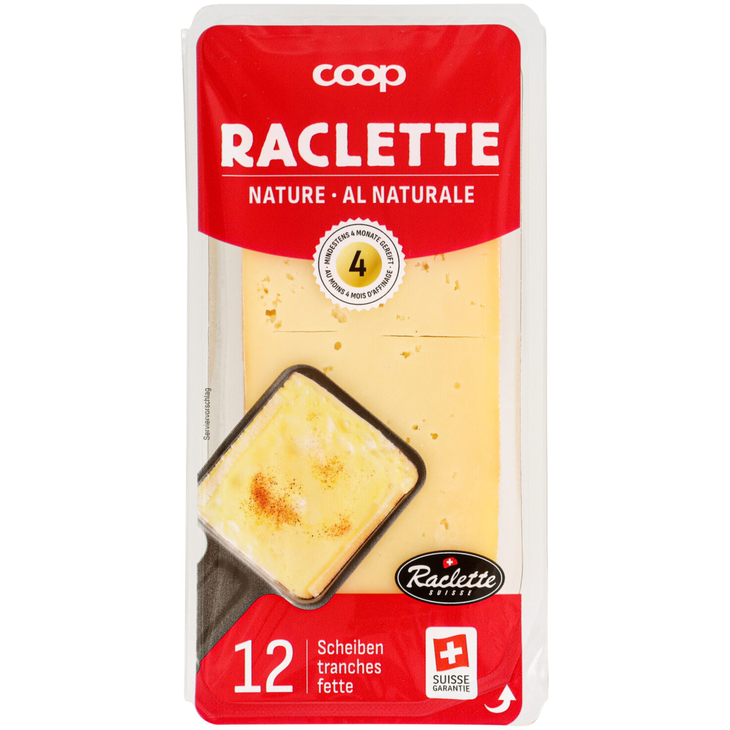 Raclettekäse Scheiben Nature -