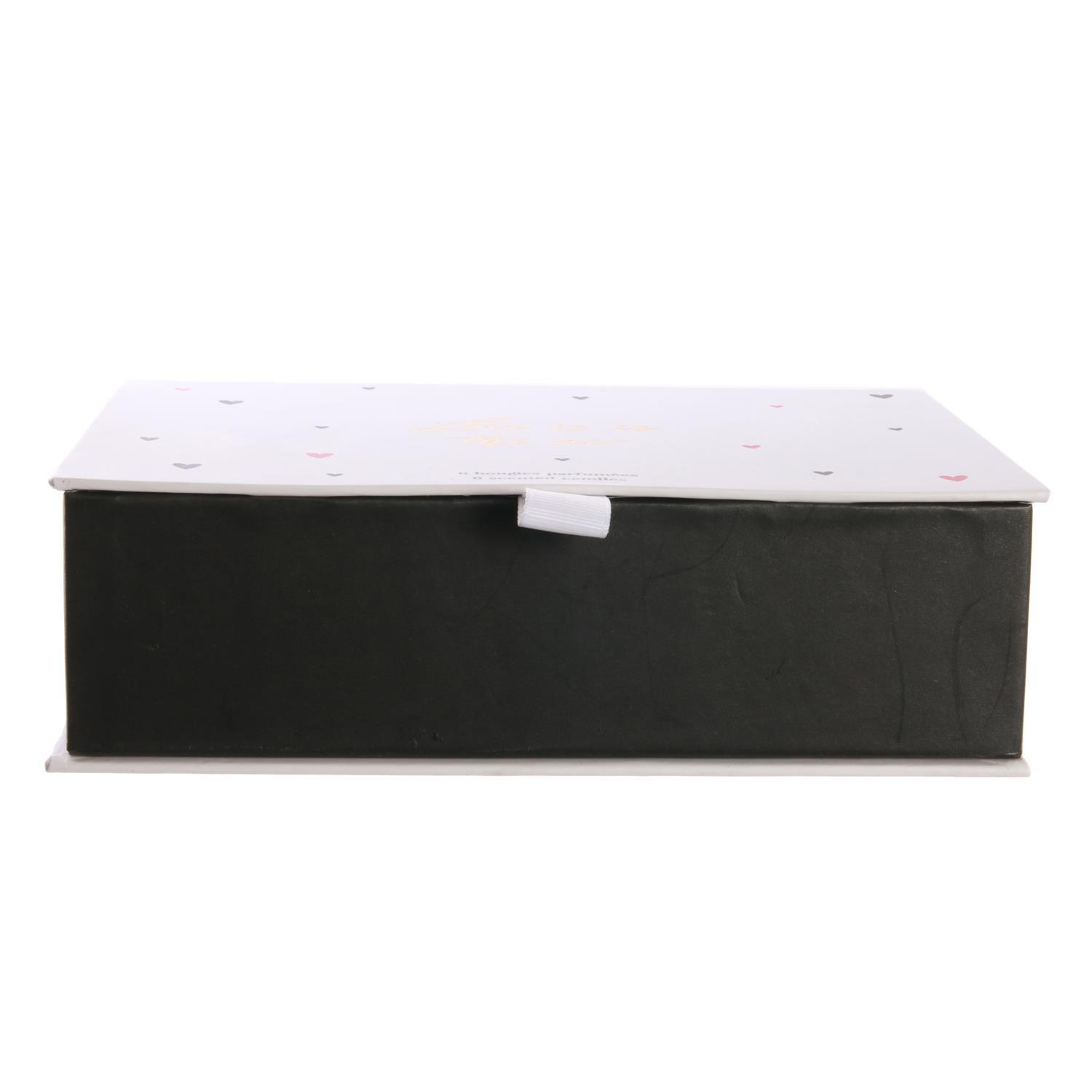 BOUGIE MOTS AMOUR X6 PIECES COFFRET