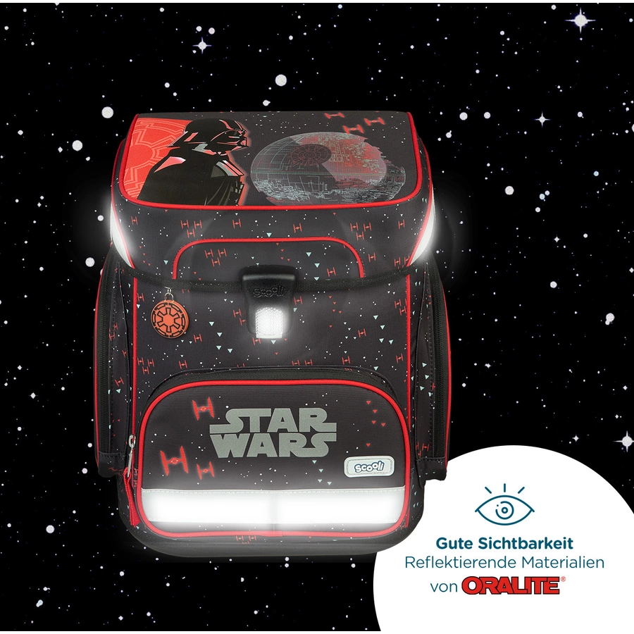 Scooli EasyFit Schulranzen-Set Star Wars, 5-teilig