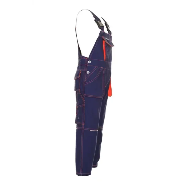 6121 Børne overall marine/orange