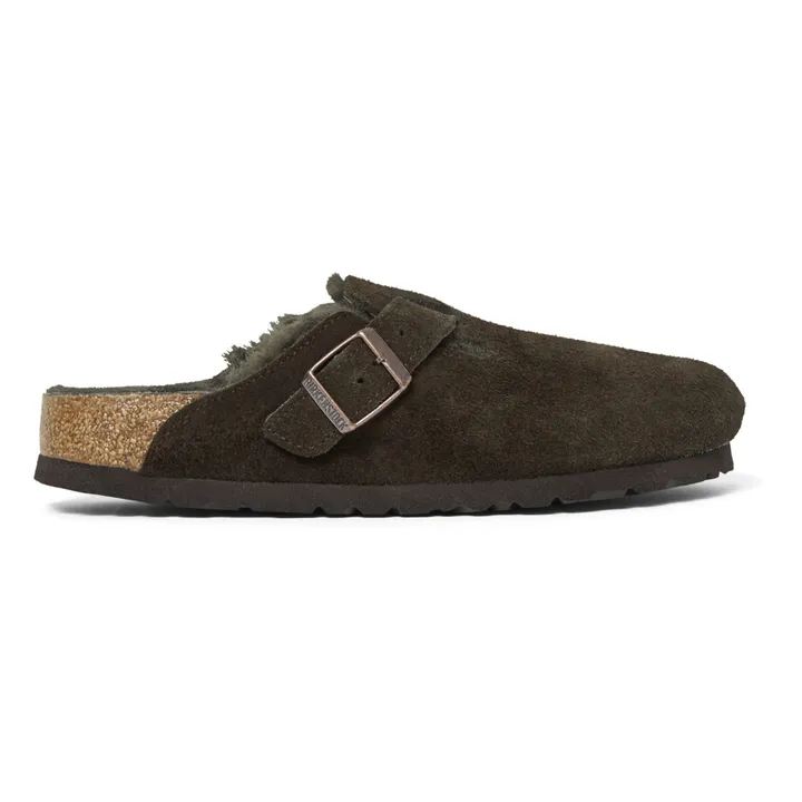 BIRKENSTOCK Sabots Boston Shearling - Collection Adulte | Marron