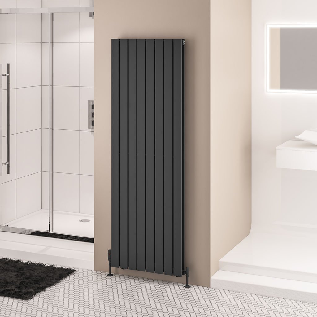 Eastbrook Warrington paneelradiator type 20 60x180cm 2735W antraciet