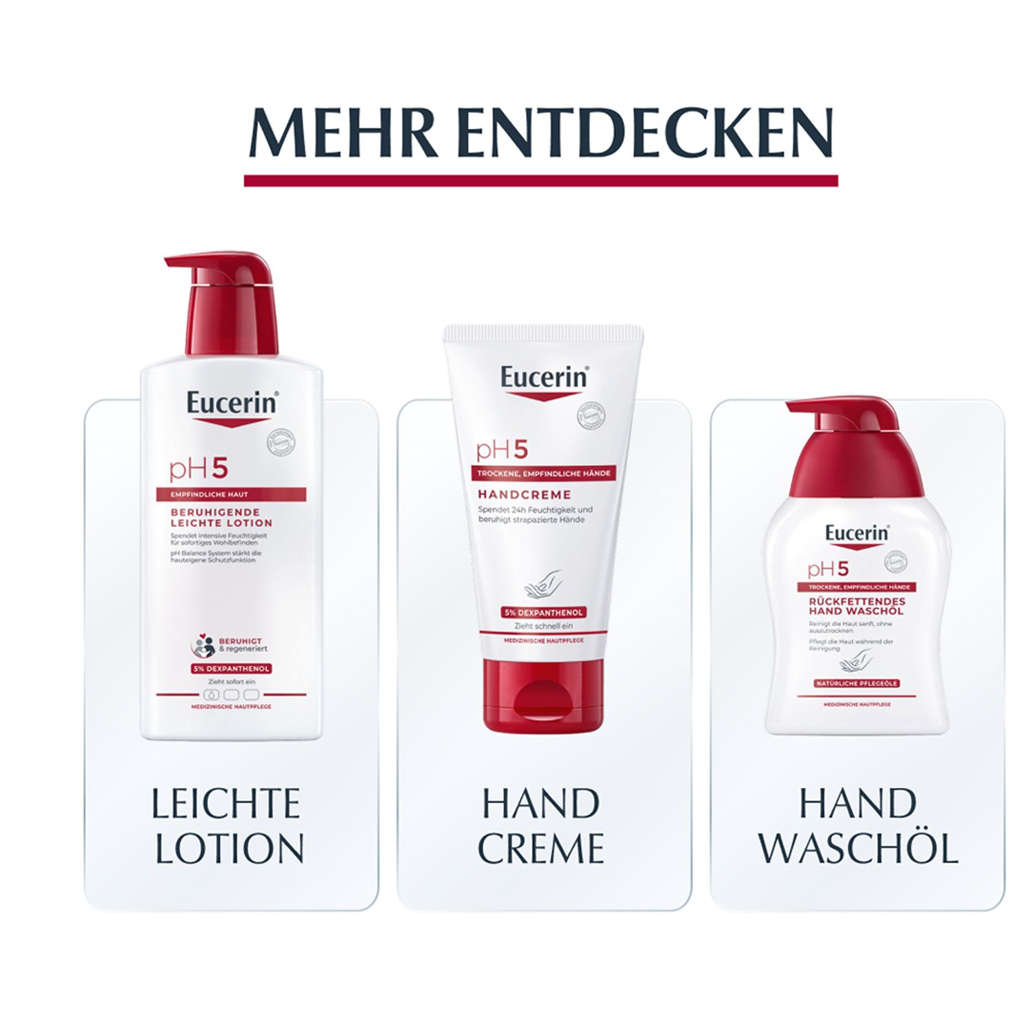 Eucerin® pH5 Duschgel – Seifenfreie Reinigung für trockene und strapazierte Haut