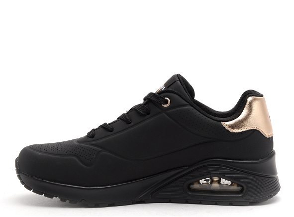 Skechers basses femme uno 177094 noir