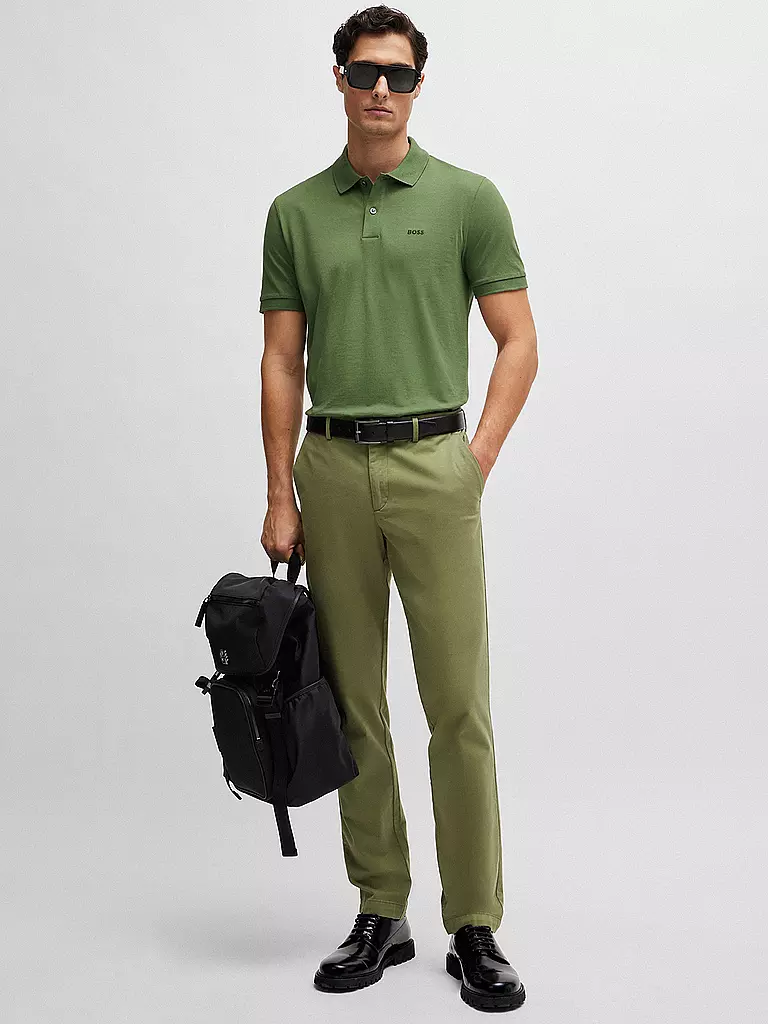 BOSS Poloshirt Regular Fit PALLAS grün
