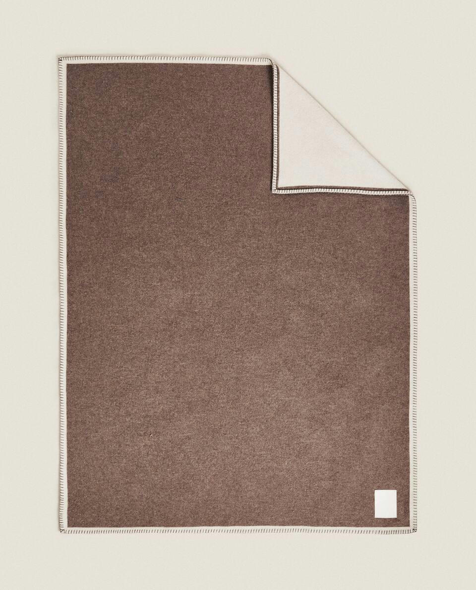 Manta de lã e cashmere X Studio Nicholson