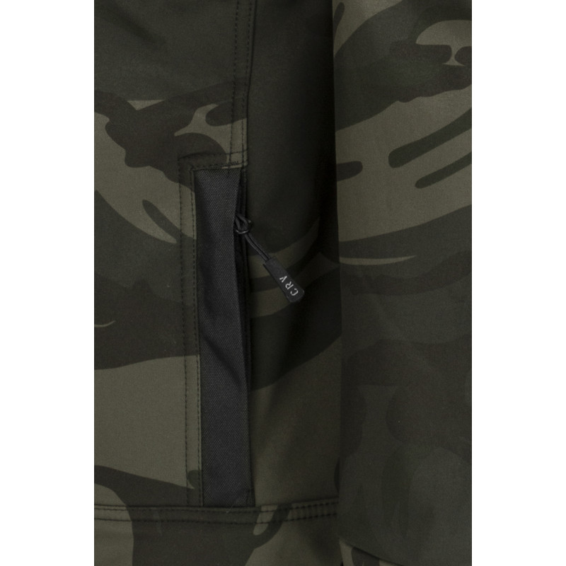 Cerva softshell jack camouflage XL groen