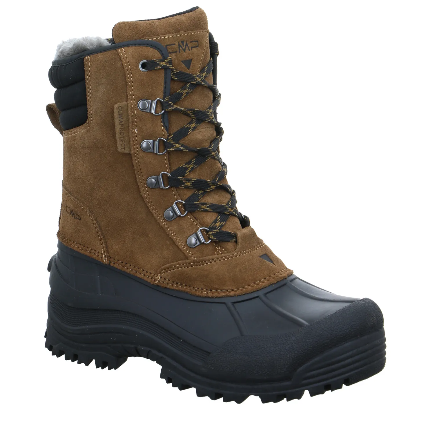 CMP Snowboots Braun Leder