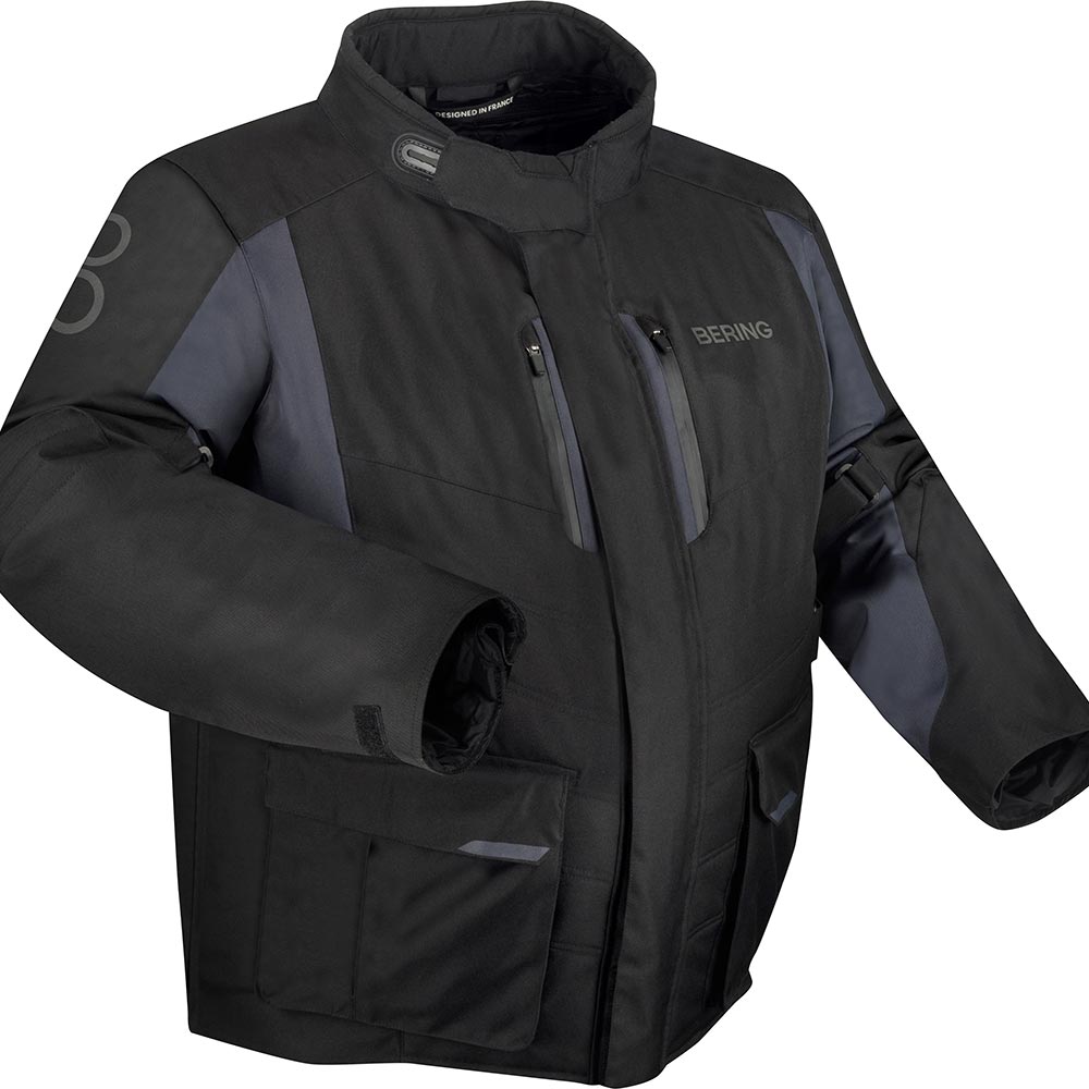 Bering - Veste Siberia King Size - grande taille Noir / Gris