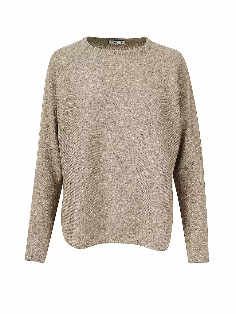 DAVIDA Kaschmirpullover braun