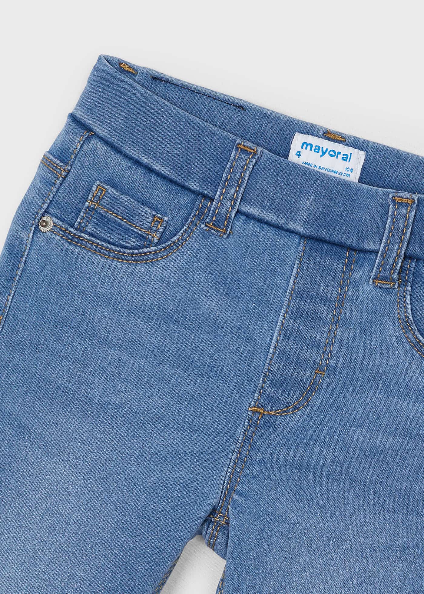 Calça jeans skinny ecowash para meninas