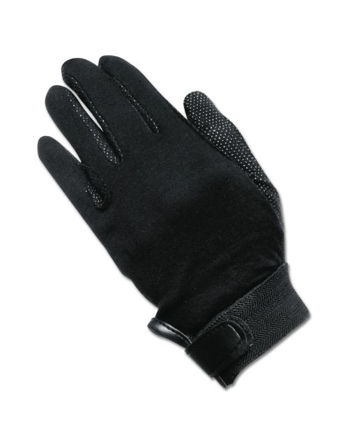 Waldhausen Handschoen Nop Zwart - Ruiteraccessoires
