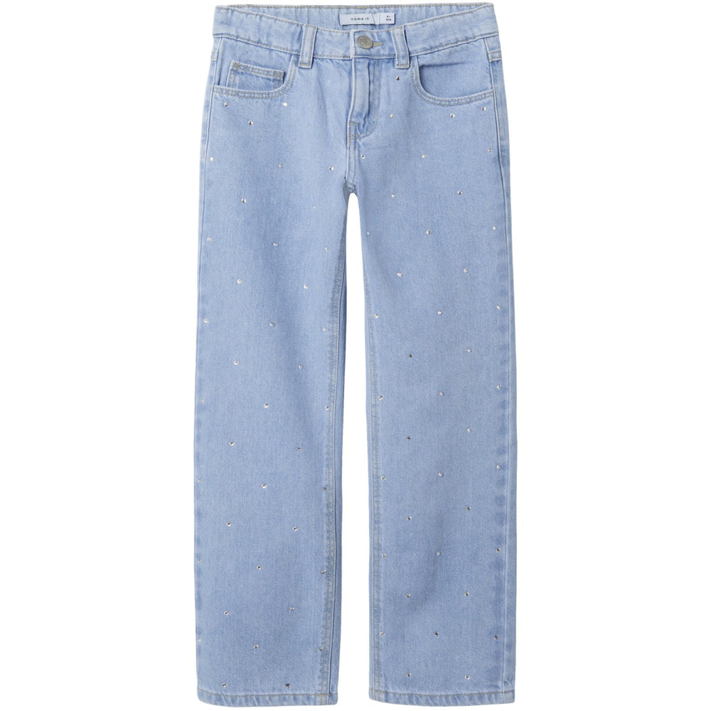 Køb Name It Light Blue Denim Rose Rhine Jeans Noos