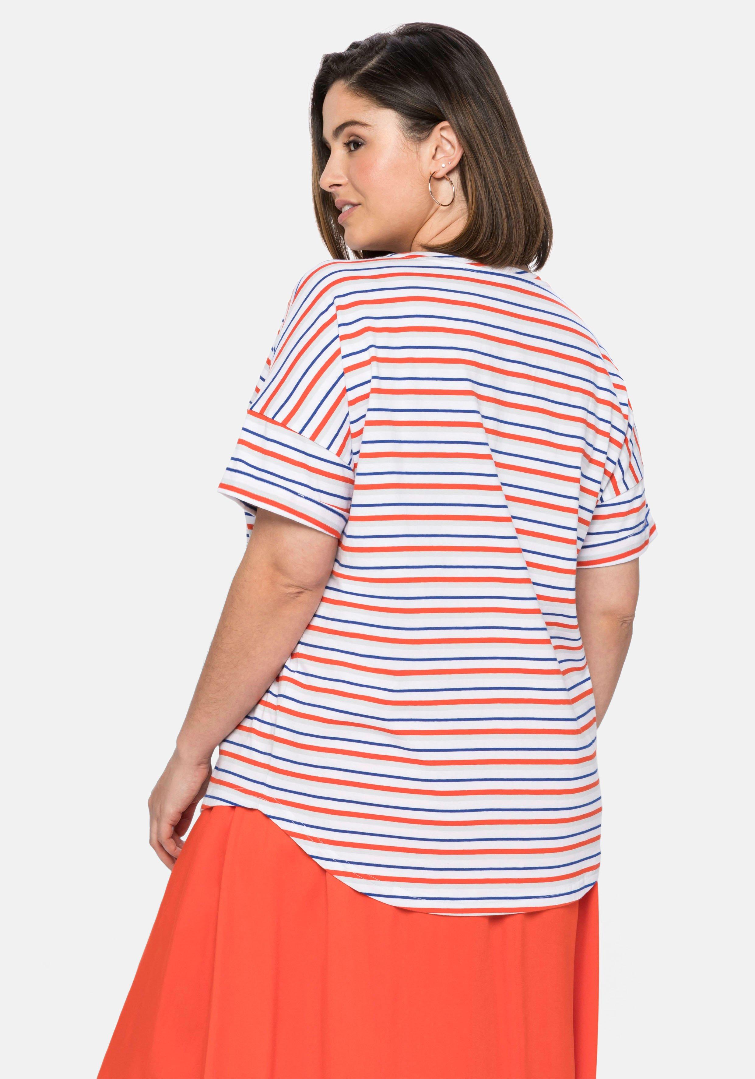 Shirt mit garngefärbten Ringeln