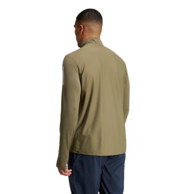 AdidasOwn the Run Half-Zip Longsleeve - oliv
