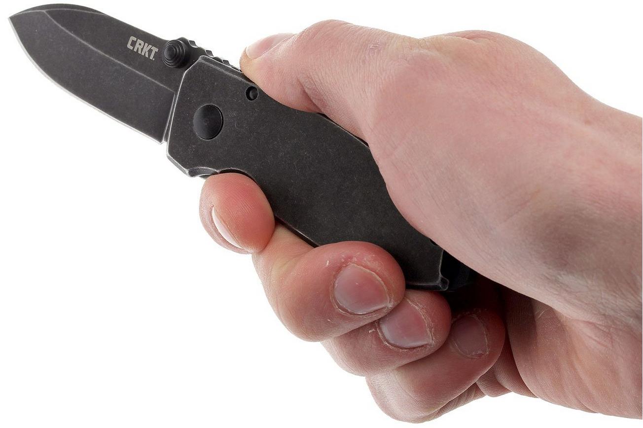 CRKT Squid 2490KS Blackwash zakmes, Lucas Burnley design