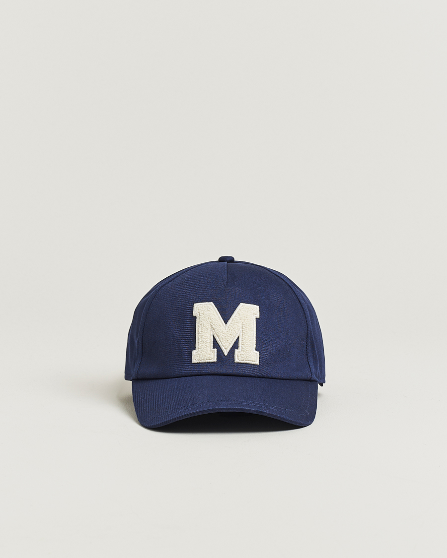 Moncler Archive Logo Baseball Cap Navy