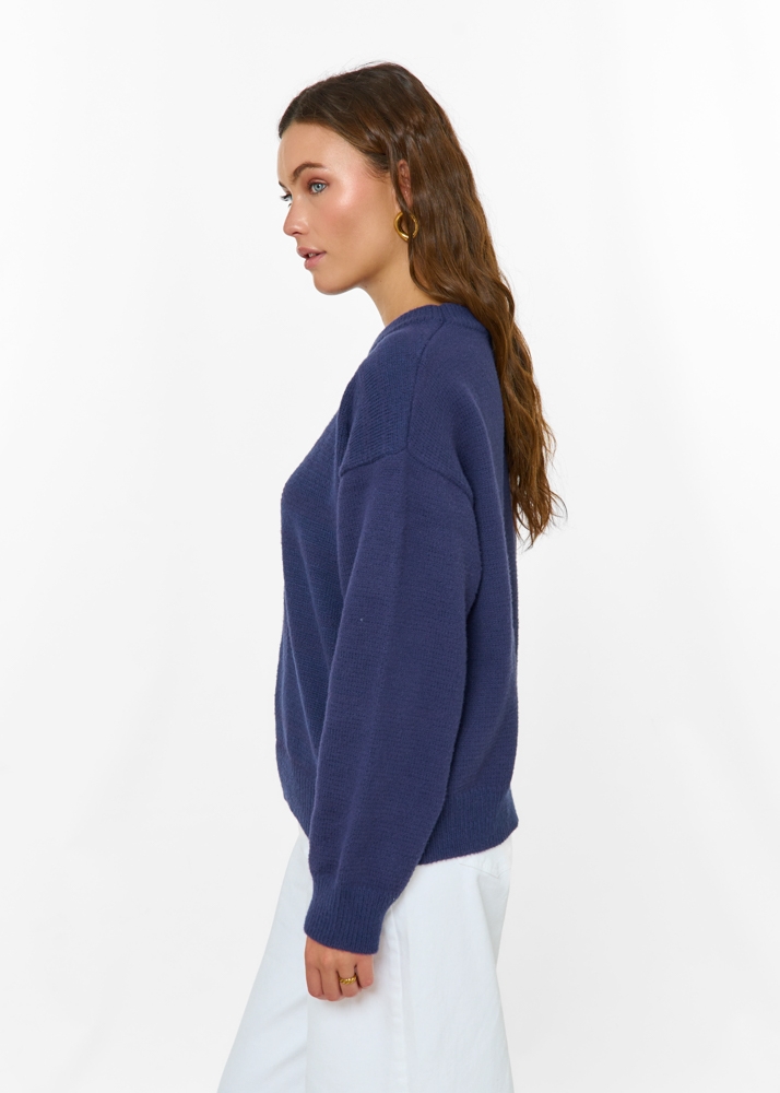 Tara trui donkerblauw